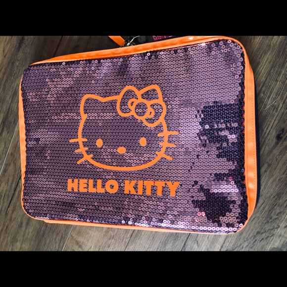 HELLO KITTY-LARGE (NWT) Purple Sequins Large iPad Sleeve - Picture 16 of 16